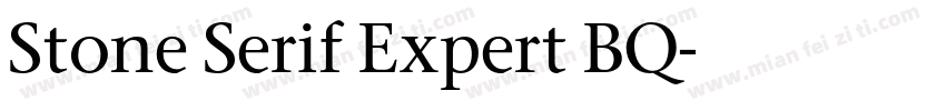 Stone Serif Expert BQ字体转换